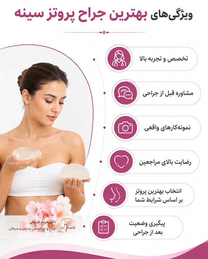 ویژگی های بهترین جراح پروتز سینه